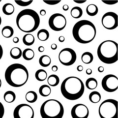 Dots on a white background pattern. Abstract geometric modern background. Vector illustration. Art deco style. Circle seamless pattern