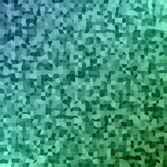Green and teal irregular rectangle mosaic vector background