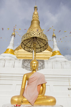 Seated Golden Statue
