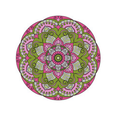 Flower Mandalas. Vintage decorative elements. Oriental pattern, vector illustration. Islam, Arabic, Indian, turkish, pakistan, chinese, ottoman motifs