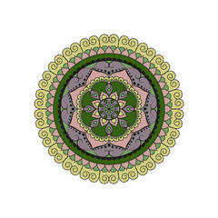 Flower Mandalas. Vintage decorative elements. Oriental pattern, vector illustration. Islam, Arabic, Indian, turkish, pakistan, chinese, ottoman motifs