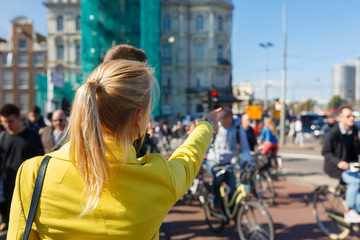 Young couple in Amsterdam