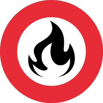 Feuer Verbot Schild
