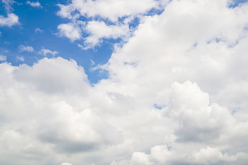 Naklejka na ściany i meble blue sky and white cloud background