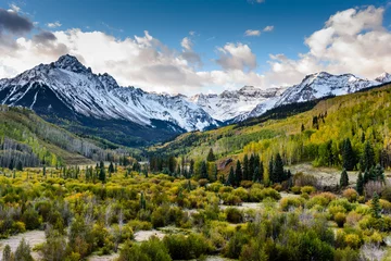 Foto op Canvas The Scenic Beauty of the Colorado Rocky Mountains on The Dallas Divide © Gary