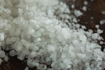 Close-up of sea salt