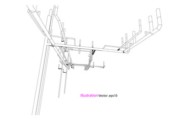 Pipeline construction vector