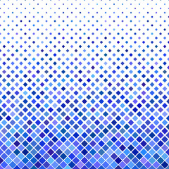 Panele Szklane Podświetlane  Kolorowy wzór tła kwadratowego - geometryczna ilustracja wektorowa z ukośnych kwadratów w niebieskich odcieniach