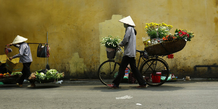 Asian Street Seller	