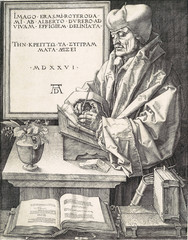Plakat Portrait of Erasmus from Rotterdam