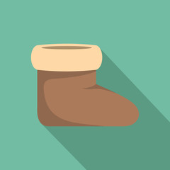 Woman shoes icon vector flat