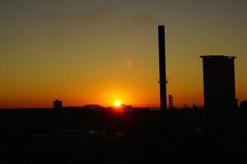cleveland sunset - 177435967