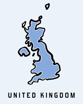 UK map outline