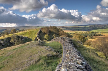 Fototapeta na wymiar Walltown Crags - Hadrians Wall