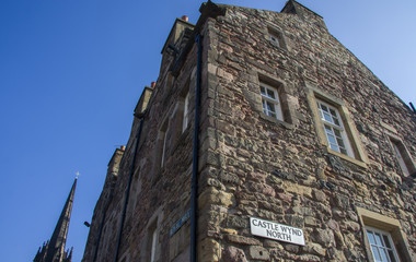 Royal Mile with Castle Wynd North, Ediburgh, Scotland