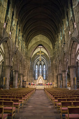 Fototapeta premium View of Saint Mary's Episcopal Cathedral Church indoors
