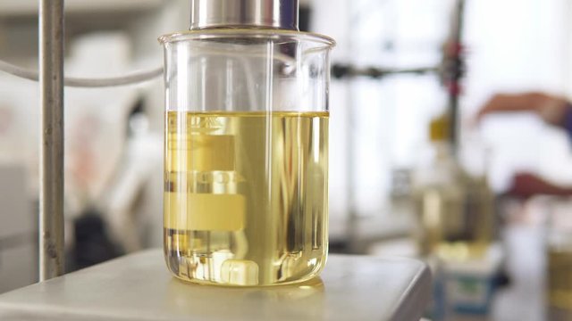 Research of sunflower oil in the laboratory