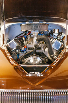 Powerful car engine