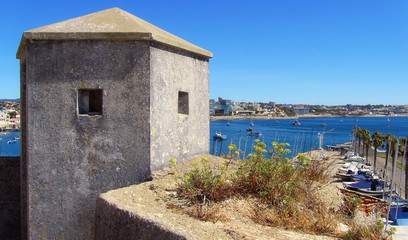 Fortress on the coast of Cascais.
