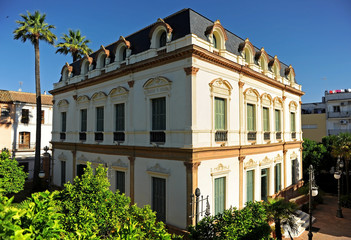 Fototapeta na wymiar Casa de las Sirenas, Alameda de Hércules, Sevilla, España