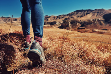 hiking trek feet