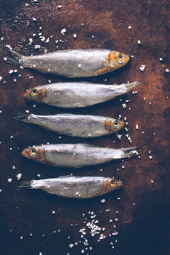 Sea fish and sea salt