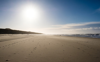 Januarsonne am Strand