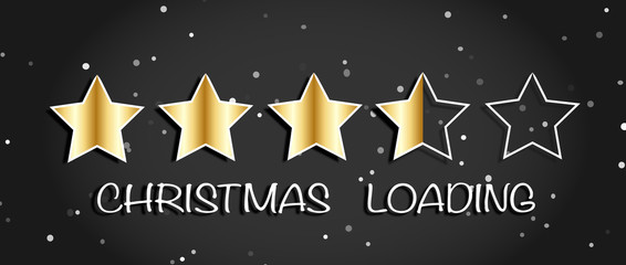 Naklejka premium Christmas Loading