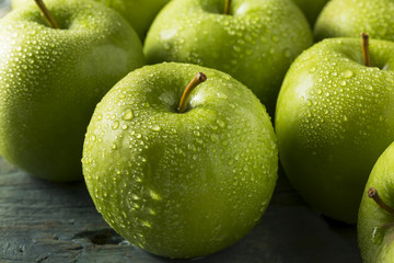 Raw Green Organic Granny Smith Apples