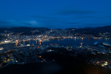 Obraz premium Nagasaki Night View