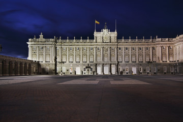 Obraz premium Royal Palace in Madrid. Spain