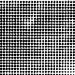 Vector abstract dotted background. Black and white halftone effect vector illustration.