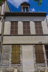 Beautiful ancient half-timbered house (mainly of XVI century) in Troyes. Troyes is a commune and the capital of the Aube department (Champagne region) in north-central France.