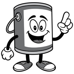 Paint Bucket Talking Illustration