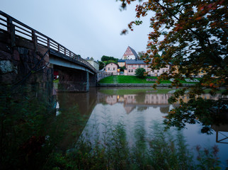 Old bridge to old church of Porvoo, Finland