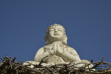 Fototapeta premium kleine buddha-figur
