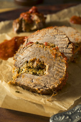 Rustic Italian Homemade Beef Braciole