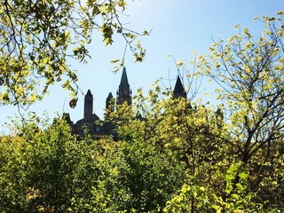 Naklejka premium Autumn in Ottawa, Canadian Capital
