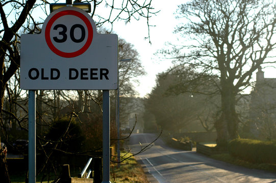 Entrance to village of Old Deer, Aberdenshire