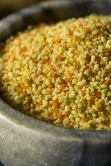 Raw Organic Dry Tri Color Couscous