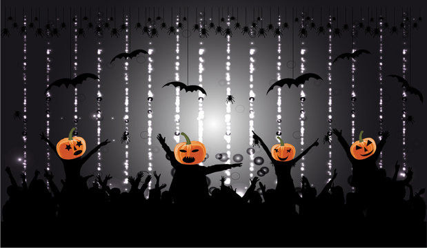 Party - Halloween . Abstract background.