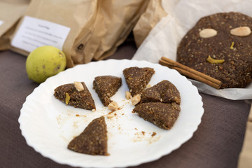 sweet nougat of algarroba in Ecoaltea