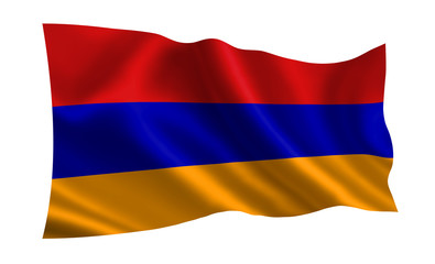 A series of flags of the world.  