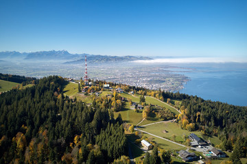 Blick vom Pfänder auf den Bodensee