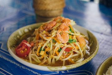Thai papaya salad