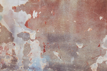 old reddish grungy wall background or texture
