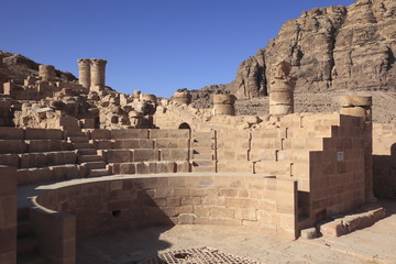 ペトラ遺跡のオデオン