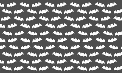 Simple Bat Pattern Halloween Background For Wallpaper, Banner, Bed Cover, T-Shirt, Pillow Case, Posters, Etc