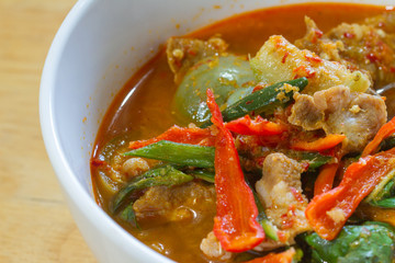Hot Spicy curry with pork