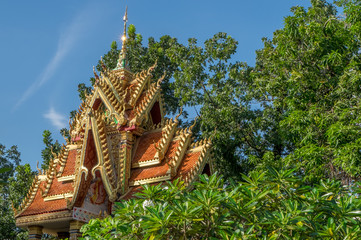 Buddhist temple in Vientiane Laos